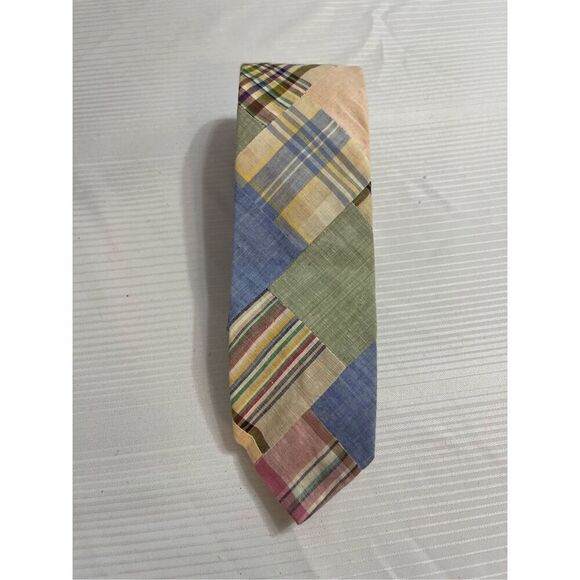 Ritner’s Talbots Vintage Madras Neck Tie - Picture 1 of 6